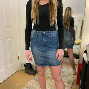 Old navy denim mini skirt